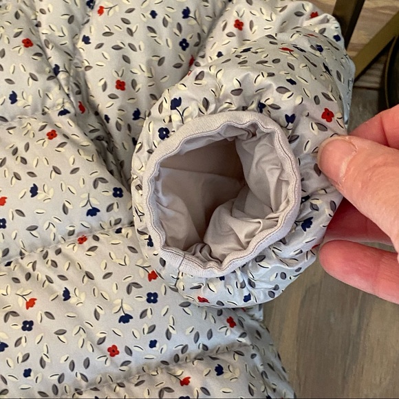 Mini Balabala Gray Floral Baby Snowsuit☃️ - Picture 11 of 16